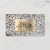Carte De Visite Home Repair | General Contractor | Marble (Dos)