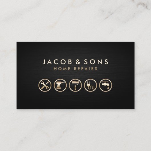 Carte De Visite Home Réparations Handyman (Devant)