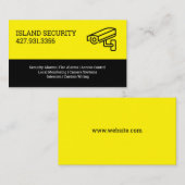 Carte De Visite Home Security Company Business Card (Devant / Derrière)