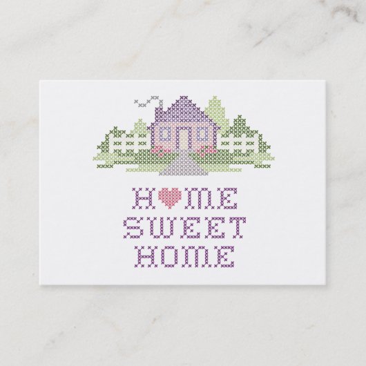 Carte De Visite Home Sweet Home (Devant)