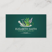 Carte De Visite Homéopathie - Médecine à base de plantes - Naturop (Devant)