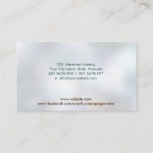 Carte De Visite Homéopathie - Médecine à base de plantes - naturop (Dos)