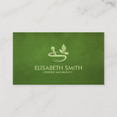 Carte De Visite Homéopathie - Professionnel de la médecine des pla (Devant)