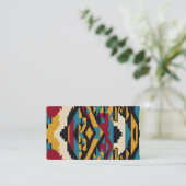 Carte De Visite Hommage Abstrait des Amérindiens 01 (Debout devant)