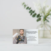 Carte De Visite Homme avec rouleau de peinture (Debout devant)