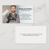 Carte De Visite Homme avec rouleau de peinture (Devant / Derrière)