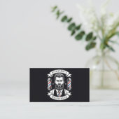 Carte De Visite Homme barbu moderne (Debout devant)