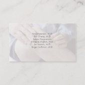 Carte De Visite Homme blessé au genou (Dos)