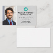 Carte De Visite Homme d'affaires | Logo Finance (Devant / Derrière)