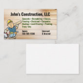 Carte de visite homme de l'outil de la société de  (Devant / Derrière)