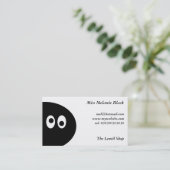 Carte De Visite Homme de pois noir (Debout devant)