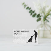Carte De Visite Homme Entraînement chien (Debout devant)