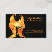 Carte De Visite homme feu flamme brûlant esprit y676 (Dos)