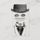 Carte De Visite Homme invisible Inspecteur privé (Devant)
