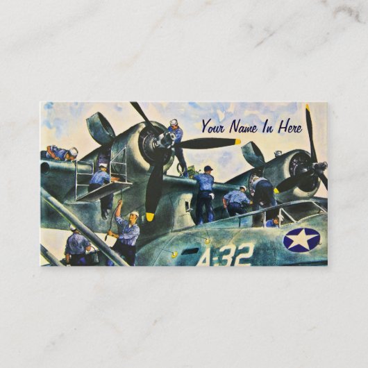 Carte De Visite Hommes au cru de travail (Devant)