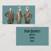 Carte De Visite Hommes vintages (Devant / Derrière)