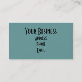 Carte De Visite Hommes vintages (Dos)