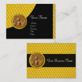 CARTE DE VISITE HONEY BEE, BEEKEEPER APIARIST (Devant / Derrière)