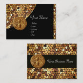 CARTE DE VISITE HONEY BEE, BEEKEEPER APIARIST (Devant / Derrière)