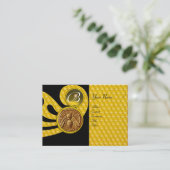 CARTE DE VISITE HONEY BEE, BEEKEEPER APIARIST MONOGRAMME (Debout devant)