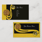 CARTE DE VISITE HONEY BEE, BEEKEEPER APIARIST MONOGRAMME (Devant / Derrière)