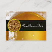 CARTE DE VISITE HONEY BEE, BEEKEEPER APIARISTE BEEKEEPER (Dos)