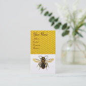 Carte De Visite HONEY BEE, BEEKEEPER /apiculture fournitures (Debout devant)
