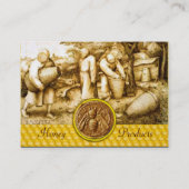 CARTE DE VISITE HONEY BEE, BEEKEEPER, BEEKEEPER (Dos)