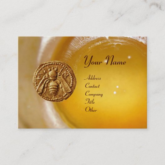 CARTE DE VISITE HONEY BEE, L'APIARISTE DE L'APIARISTE DE L'APPAREI (Devant)