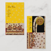 CARTE DE VISITE HONEY BEE, MAINTIEN DE L'OEUVRE (Devant / Derrière)