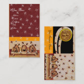 CARTE DE VISITE HONEY BEE, MAINTIEN DE L'OEUVRE (Devant / Derrière)