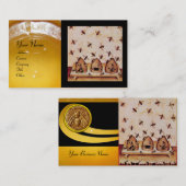 CARTE DE VISITE HONEY BEE, MAINTIEN DE L'OEUVRE, APIARISTE DE L'OE (Devant / Derrière)