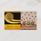 CARTE DE VISITE HONEY BEE, MAINTIEN DE L'OEUVRE, APIARISTE DE L'OE (Dos)