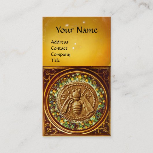 CARTE DE VISITE HONEY BEE, MAINTIEN DE L'OEUVRE, MAINTIEN DE L'OEU (Devant)