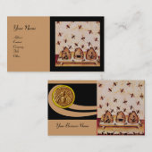 CARTE DE VISITE HONEY BEE, MAINTIEN DES OEUVRES, APIARISTE (Devant / Derrière)