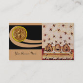 CARTE DE VISITE HONEY BEE, MAINTIEN DES OEUVRES, APIARISTE (Dos)