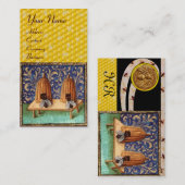 CARTE DE VISITE HONEY BEE, MAINTIEN DES OEUVRES, MONOGRAMME DE L'O (Devant / Derrière)