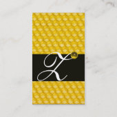 CARTE DE VISITE HONEY BEE, MONOGRAMME DE L'OEUVRE (Dos)