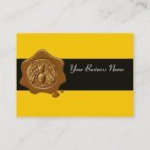 CARTE DE VISITE HONEY BEE WAX SEAL, BEEKEEPER APIARIST (Dos)