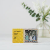 CARTE DE VISITE HONEY BEES, BEE HIVES, MAINTIEN DES OEUVRES, BEEKE (Debout devant)