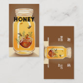Carte De Visite Honey Jar (Devant / Derrière)