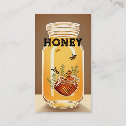 Carte De Visite Honey Jar (Devant)