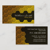 Carte De Visite Honey Seller - Beekeeper (Devant / Derrière)