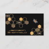 Carte De Visite Honeycomb And Bees (Devant)