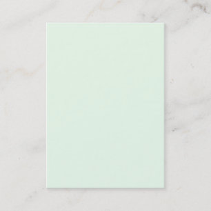 Carte De Visite Honeydew vert clair Solid Trend couleur Arrière - 