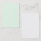 Carte De Visite Honeydew vert clair Solid Trend couleur Arrière -  (Devant / Derrière)