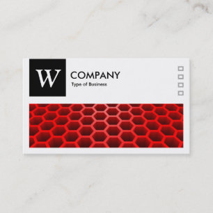 Carte De Visite Honeypeb Red - Logo et Panneau v2 - Noir