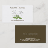 Carte de visite HONEYSUCKLE (Devant / Derrière)