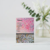 Carte De Visite HONEYSUCKLE, jaune, rouge rose blanc (Debout devant)