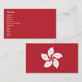 Carte De Visite Hong Kong - affaires (Devant / Derrière)
